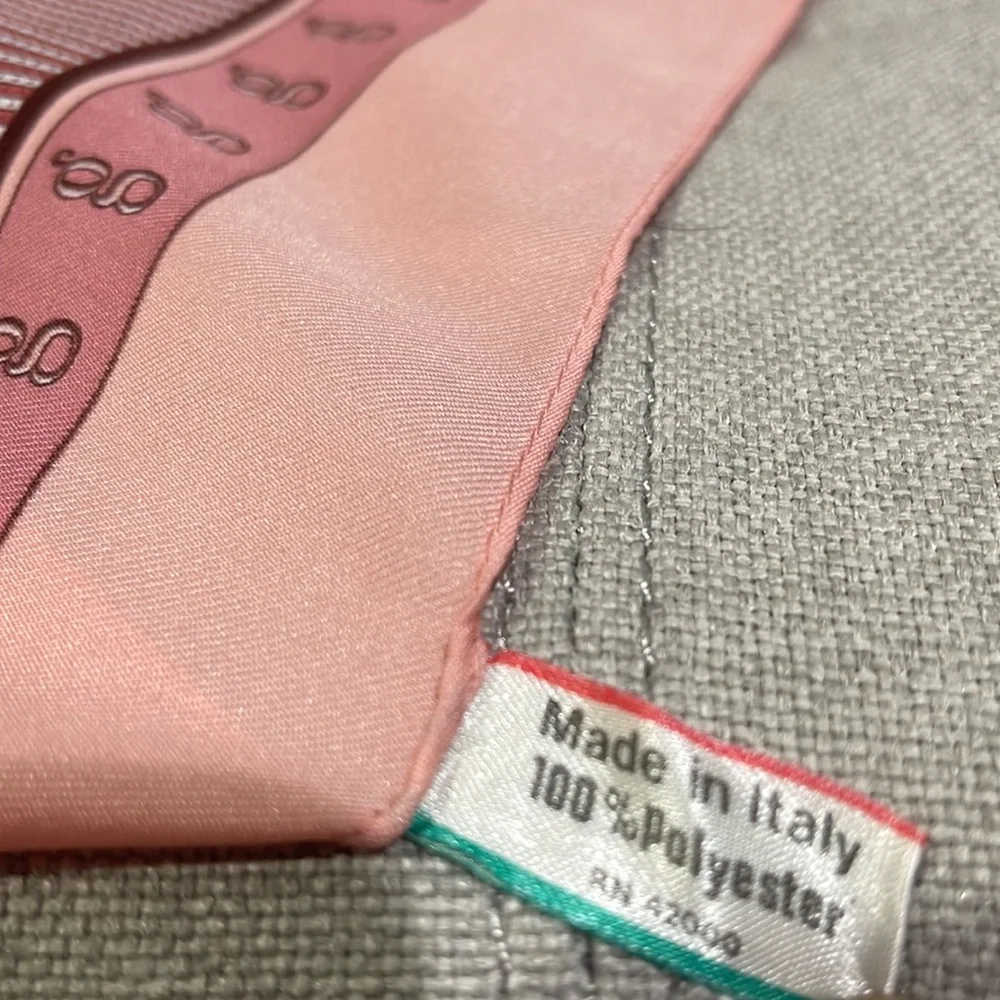 Monogram Scarf made in Italy - Picture 2 of 3